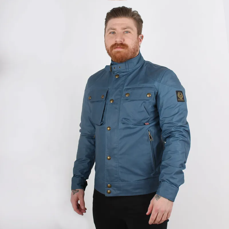 Belstaff Airforce Blue Racemaster Jacket at Pritchards